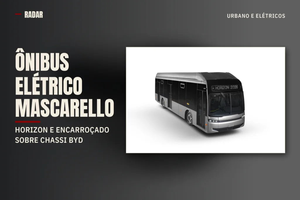 Mascarello Horizon: o ônibus 100% elétrico da marca
