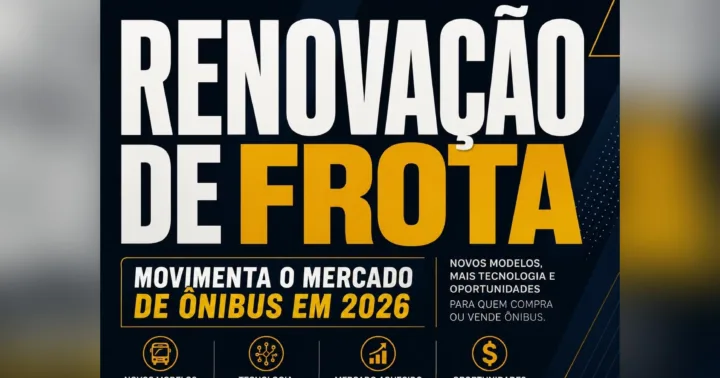 Renovação de frota movimenta o mercado de ônibus em 2026