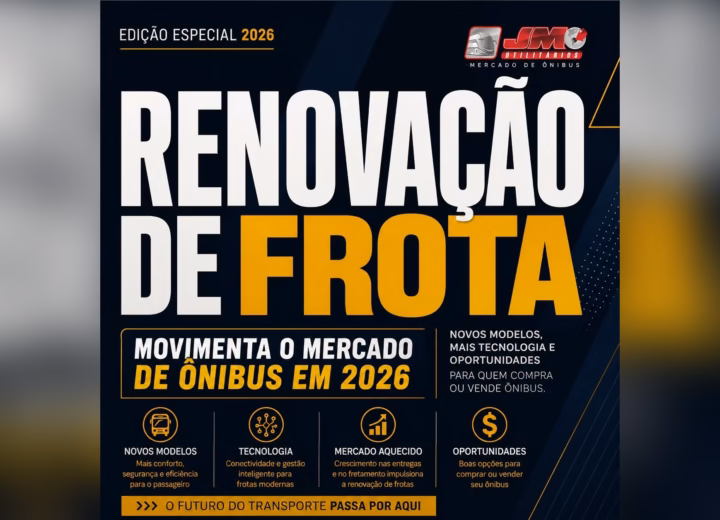 Renovação de frota movimenta o mercado de ônibus em 2026