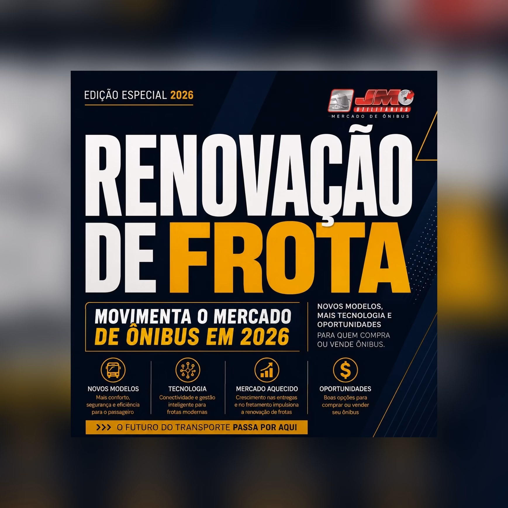 Renovação de frota movimenta o mercado de ônibus em 2026