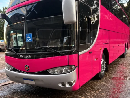 Ônibus Marcopolo Paradiso 1550 LD G6 O500 RSD 2008 seminovo à venda, código 728 - foto 01