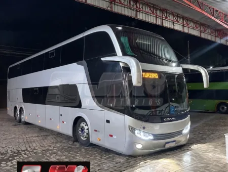 Ônibus Comil Campione Invictus DD Scania K400 6×2 – 2018 seminovo à venda, código 650 - foto 01