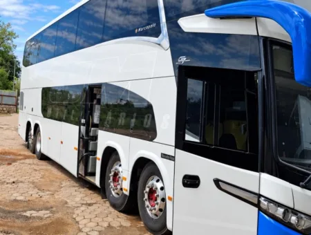 Ônibus Marcopolo Paradiso 1800 DD G7 O500 RSD 2019 seminovo à venda, código 381 - foto 01