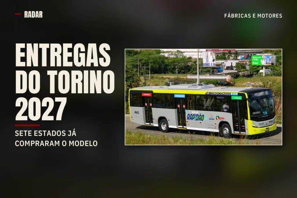Marcopolo começa a entregar o ônibus urbano Torino 2027