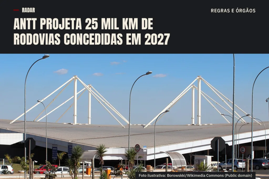 ANTT projeta 25 mil km de rodovias concedidas em 2027