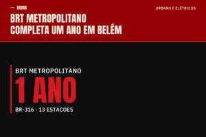 BRT Metropolitano completa um ano em Belém