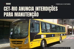 CET-Rio anuncia interdições para manutenção